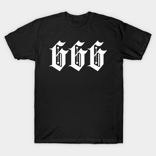 666 T-Shirt by PentagonSLYR